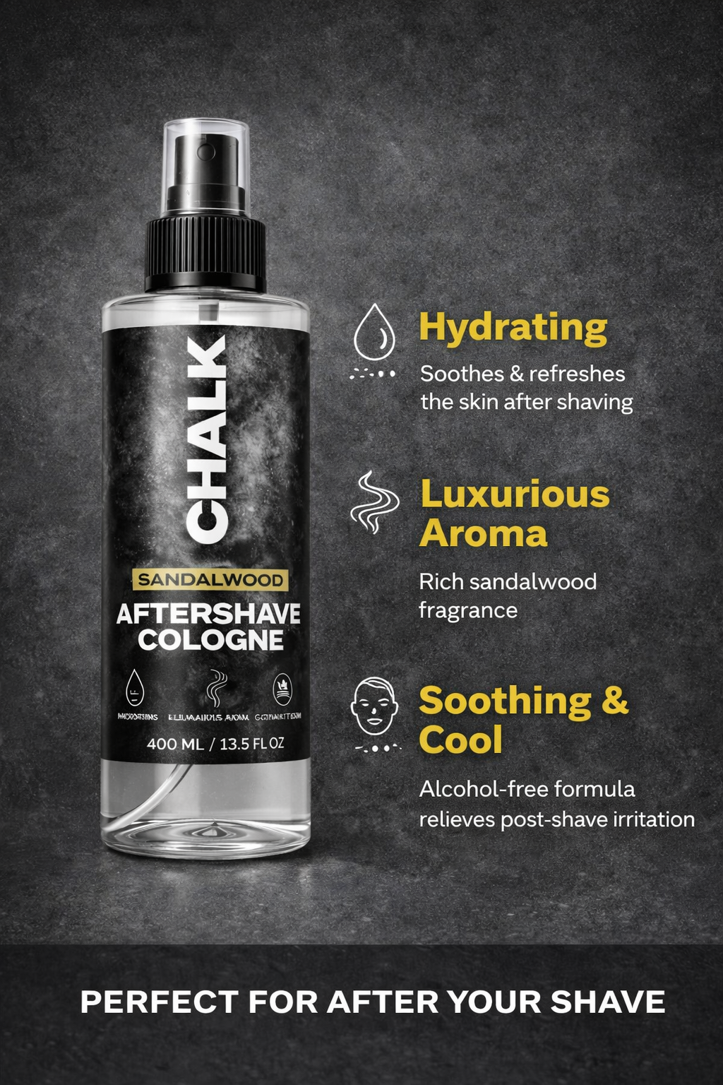 No. 3 — Sandalwood Aftershave Cologne